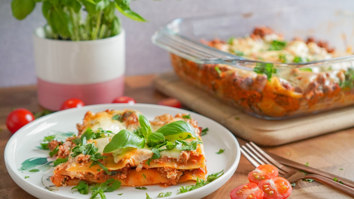 Lasagne met broccoli en  ricotta