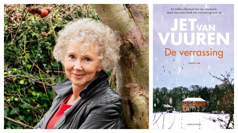 Het nieuwste boek ''De verrassing'' van schrijfster  Jet van Vuuren