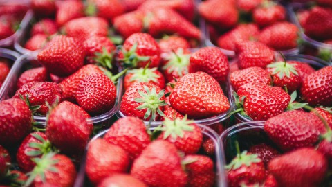 Aardbeien met slagroom is het typische Wimbledon hapje