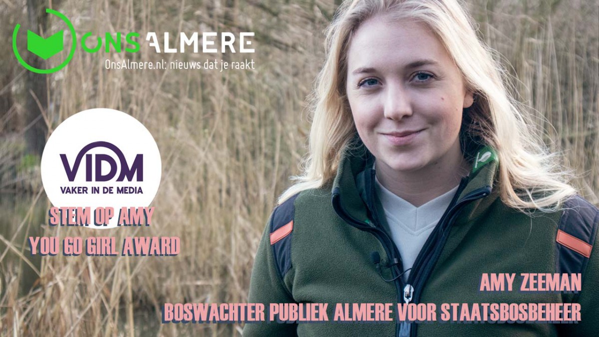 Amy Zeeman: Genomineerd voor de You Go Girl Award