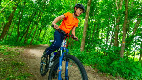 Zwemmen, hardlopen en mountainbiken in Nationaal Park Nieuw Land