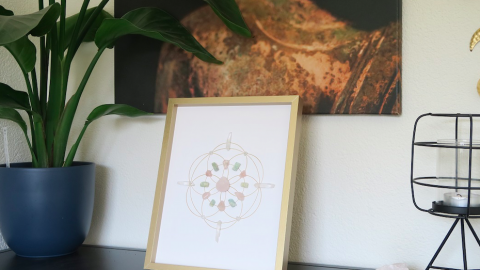 Saartje van spiritueel wonen legt je uit wat Crystal Grids zijn!