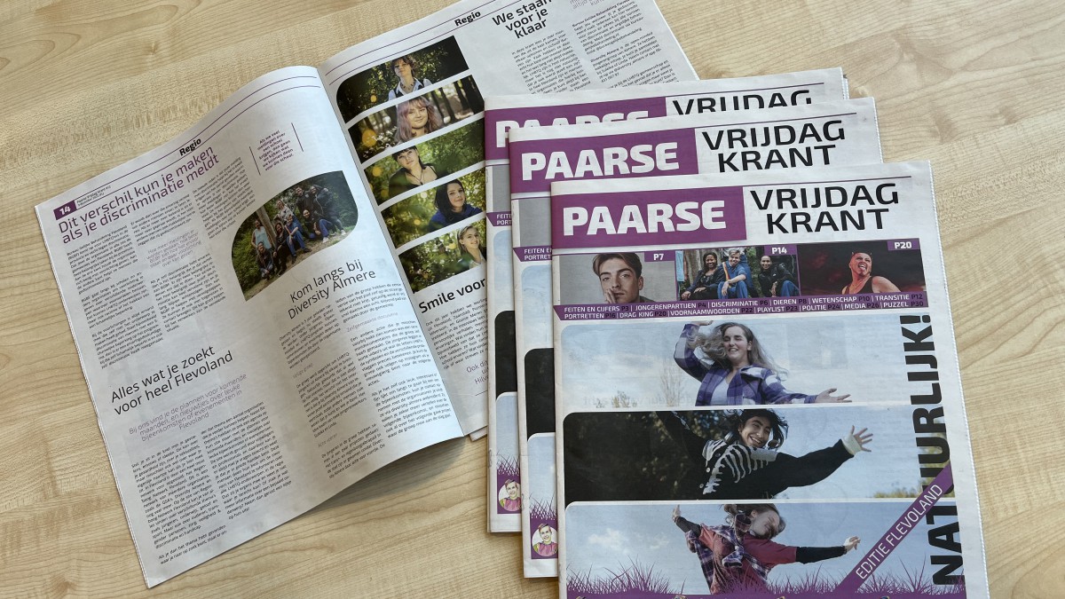 Flevolandse editie van de Paarse Vrijdag Krant