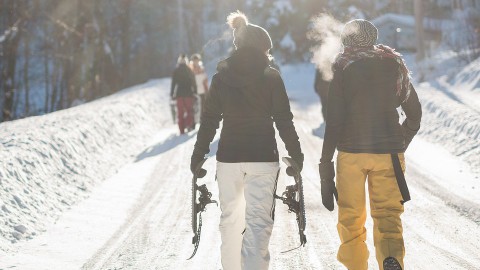 Winterse Wollen Wanten Wandeling