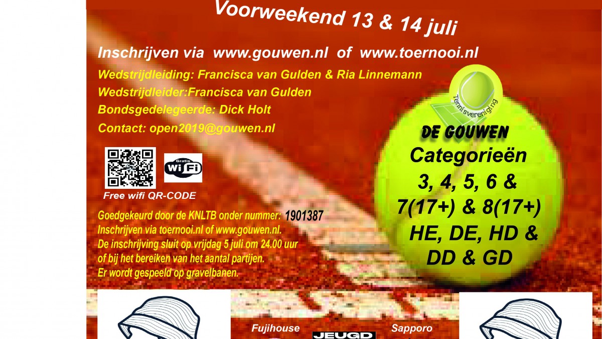 De Jutter Open 2019 Tennisvereniging de Gouwen