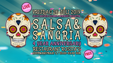 Salsa Y Sangria 4 Year Anniversary Rosita's