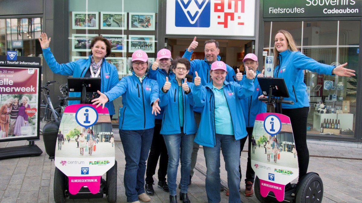 Kom ook bij het 'Welkom Team' van Almere Centrum!