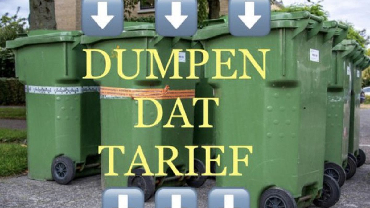 Dumpen dat tarief: voor een apart lager tarief afvalstoffenheffing voor alleenstaanden