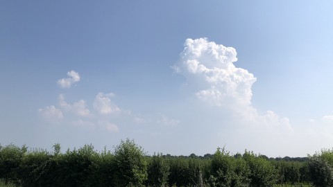 Zwoel met zon en wolken, later buien