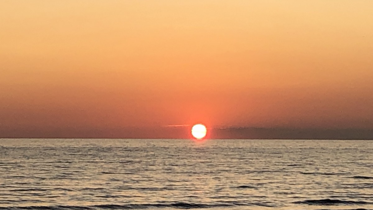Zonnig en warm.