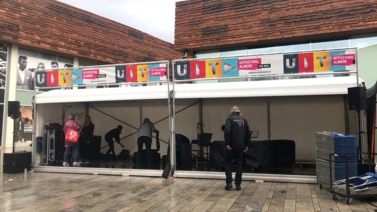 Uitfestival valt in het water 