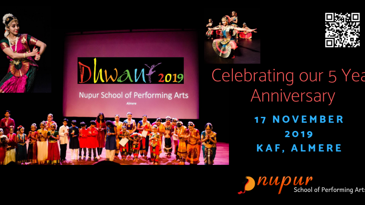 Nupur School of Performing geeft een show in KAF op 17 november