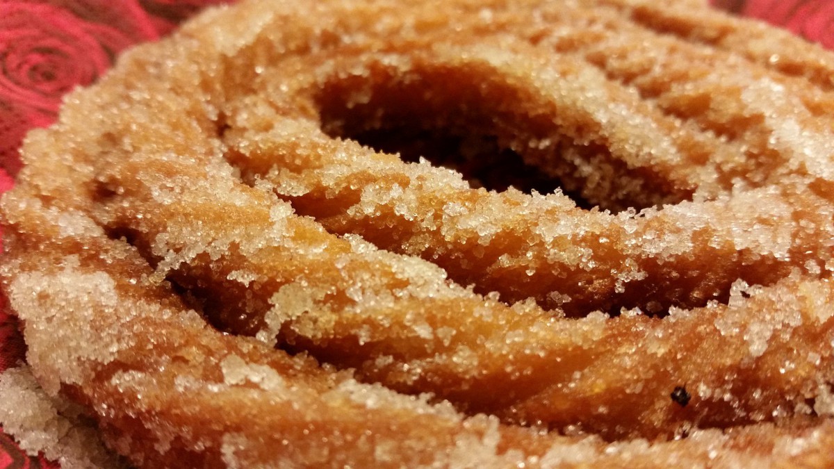 Worstkoning ligt in de clinch met Churros-kraam