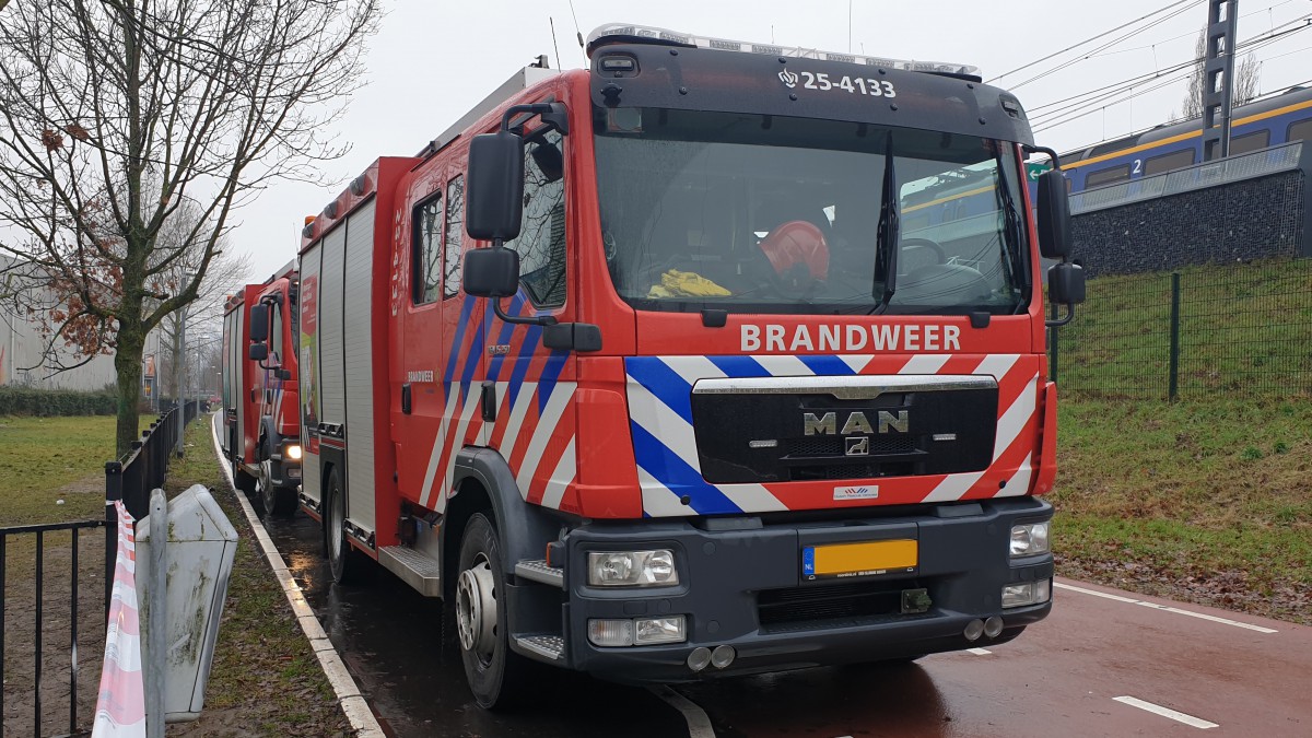 Achtervolging na autobrand; man aangehouden