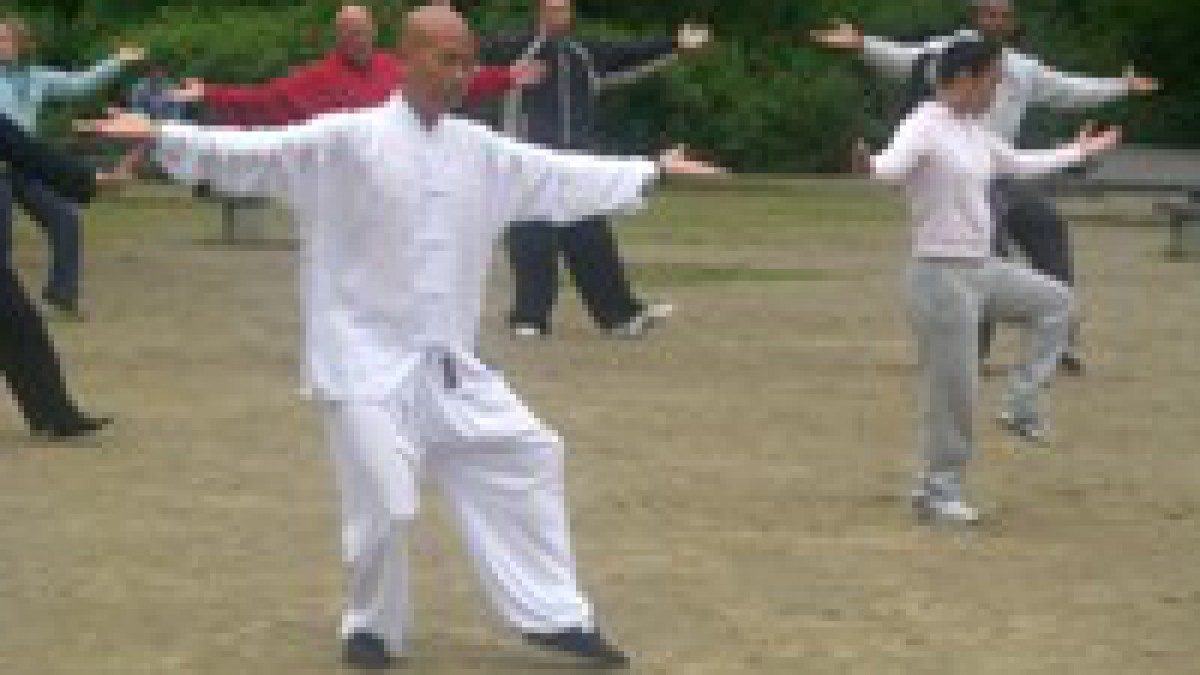 Taichi op zaterdag middag in Almere buiten