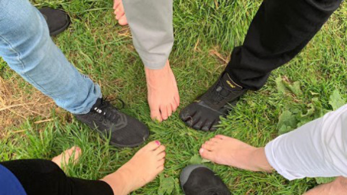 Barefoot wandeling De Kemphaan Almere