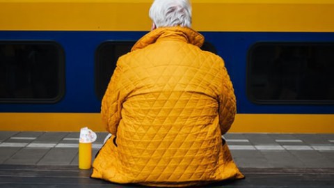 Werkzaamheden aan het spoor bij Almere 