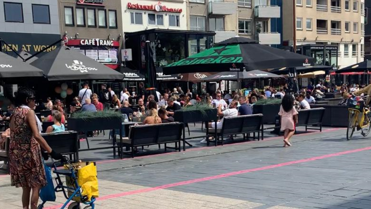 Ondernemers en horecagasten blij met heropening terras