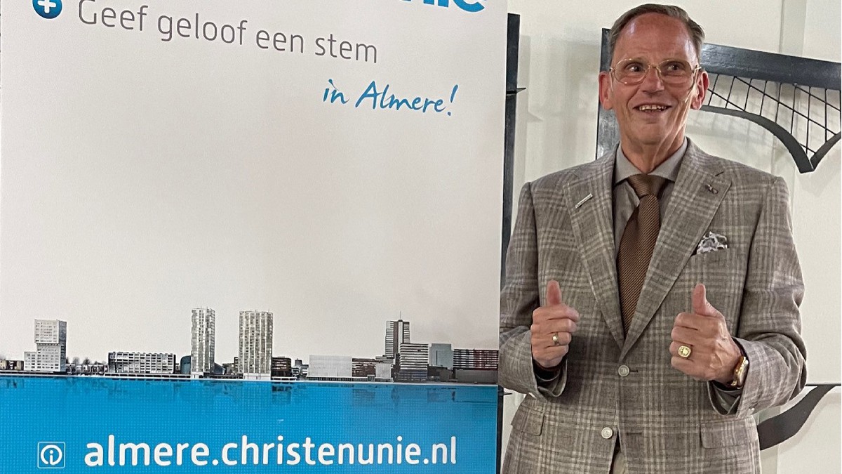 Hans van Dijk unaniem tot lijsttrekker ChristenUnie gekozen
