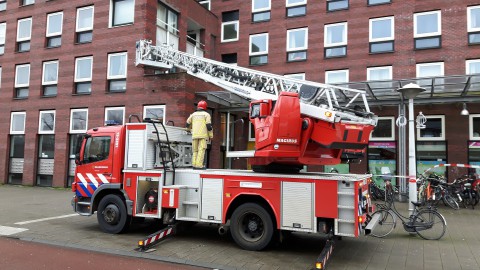 Gaslekkage na brand, huizen in buurt korte tijd ontruimd